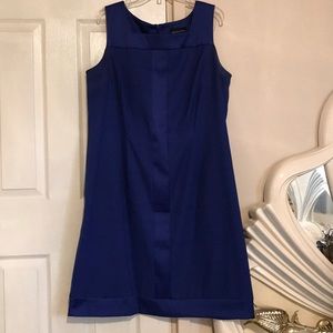 EUC Connected Woman Blue Sleeveless Dress sz 18 W